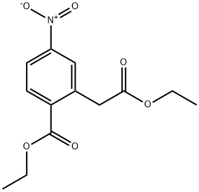 ethyl 2-(2-ethoxy-2-oxoethyl)-4-nitrobenzoate Structure