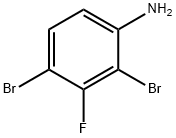 2,4-dibroMo-3-fluoroaniline Structure