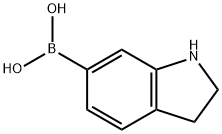 Boronic acid, B-(2,3-dihydro-1H-indol-6-yl)- Structure