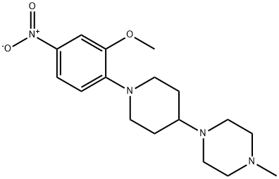 1-(1-(2-methoxy-4-nitrophenyl)piperidin-4-yl)-4-methylpiperazine Structure
