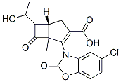 6-(1-hydroxyethyl)-2-(5-chloro-2-oxobenzoxazolin-3-yl)-1-methyl-1-carbapen-2-em-3-carboxylic acid Structure