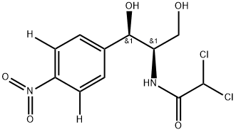 CHLORAMPHENICOL-[RING-3,5-3H] Structure