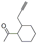 Ethanone, 1-[2-(2-propynyl)cyclohexyl]- (9CI) Structure