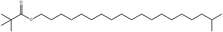 Propanoic acid, 2,2-dimethyl-, 18-methylnonadecyl ester Structure