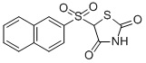 5-(2-나프탈레닐술포닐)-2,4-티아졸리딘디온 구조식 이미지