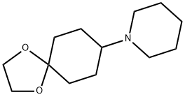 4-(1-PIPERDINYL)CYCLOHEXANONE ETHYLENE KETAL Structure