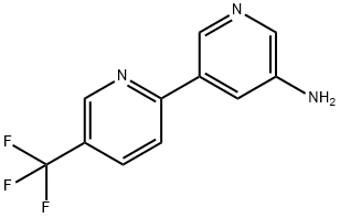5-(trifluoroMethyl)-2,3'-bipyridin-5'-aMine Structure