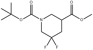 1255667-06-1 1-Tert-butyl 3-Methyl 5,5-difluoropiperidine-1,3-dicarboxylate