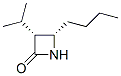 2-Azetidinone,4-butyl-3-(1-methylethyl)-,cis-(9CI) 구조식 이미지