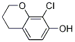 2H-1-Benzopyran-7-ol, 8-chloro-3,4-dihydro- 구조식 이미지