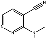 3-(MethylaMino)pyridazine-4-carbonitrile 구조식 이미지