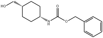 cis-Benzyl-4-hydroxycyclohexyl)methylcarbamate 구조식 이미지