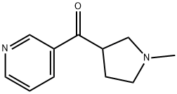 (R,S)-1-Methyl-3-nicotinoylpyrrolidine Structure