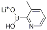 모노리튬3-메틸피리딘-2-보로네이트 구조식 이미지