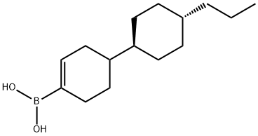 Trans-(4-Propylcyclohexyl)cyclohex-1-enylboronic acid Structure