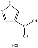 1H-Pyrazole-4-boronic acid, HCl Structure