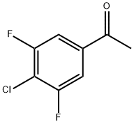 4'-Chloro-3',5'-difluoroacetophenone 구조식 이미지