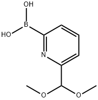 6-(Dimethoxymethyl)pyridin-2-ylboronic acid Structure