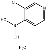 3-Chloro-4-pyridineboronic acid hydrate Structure