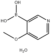 4-메톡시피리딘-3-보론산수화물 구조식 이미지