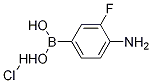 4-Amino-3-fluorophenylboronic acid, hydrochloride 구조식 이미지