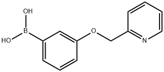 3-(Pyridin-2-ylmethoxy)phenylboronic acid Structure