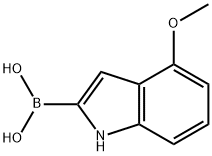 4-Methoxyindole-2-boronic acid Structure