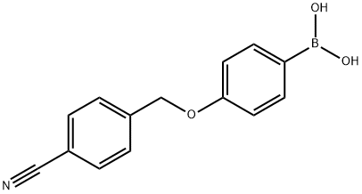 4-(4-CyanophenylMethoxy)phenylboronic acid Structure