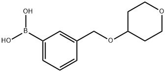 3-(Tetrahydropyran-4-yloxyMethy)phenylboronic acid Structure