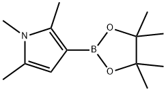 1,2,5-Trimethyl-3-(4,4,5,5-tetramethyl-1,3,2-dioxaborolan-2-yl)pyrrole Structure