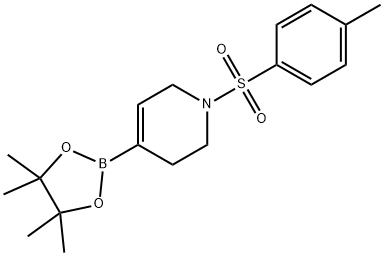 4-(4,4,5,5-Tetramethyl-1,3,2-dioxaborolan-2-yl)-1-tosyl-1,2,3,6-tetrahydropyridine 구조식 이미지