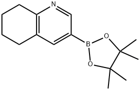 3-(4,4,5,5-Tetramethyl-1,3,2-dioxaborolan-2-yl)-5,6,7,8-tetrahydroquinoline Structure