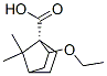 비시클로[2.2.1]헵탄-1-카르복실산,2-에톡시-7,7-디메틸-,(1S-엔도)-(9CI) 구조식 이미지