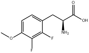 2,3-DIFLUORO-4-METHOXY-DL-PHENYLALANINE Structure