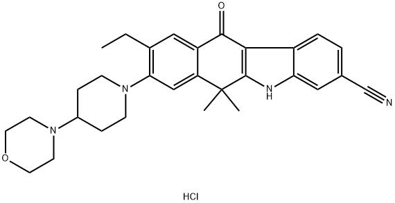 Alectinib Hydrochloride Structure