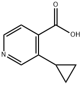 3-cyclopropylisonicotinic acid Structure