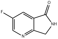 3-fluoro-6,7-dihydro-5H-pyrrolo[3,4-b]pyridin-5-one 구조식 이미지