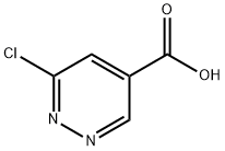 4-Pyridazinecarboxylic acid, 6-chloro- 구조식 이미지