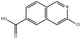 3-chloroisoquinoline-6-carboxylic acid Structure