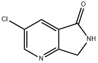 5H-Pyrrolo[3,4-b]pyridin-5-one, 3-chloro-6,7-dihydro- Structure