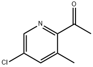 Ethanone, 1-(5-chloro-3-Methyl-2-pyridinyl)- 구조식 이미지