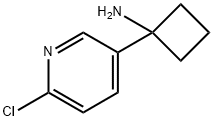 1-(6-클로로피리딘-3-일)시클로부탄아민 구조식 이미지