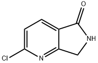 5H-Pyrrolo[3,4-b]pyridin-5-one, 2-chloro-6,7-dihydro- Structure