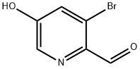 2-Pyridinecarboxaldehyde, 3-bromo-5-hydroxy- Structure