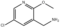 C-(5-Chloro-2-Methoxy-pyridin-3-yl)-MethylaMine Structure