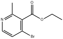 4-broMo-2-Methylnicotinic acid ethyl ester Structure