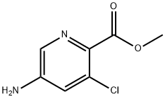 Methyl 5-aMino-3-chloropyridine-2-carboxylate Structure