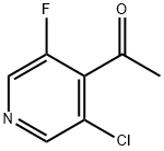 Ethanone, 1-(3-chloro-5-fluoro-4-pyridinyl)- Structure