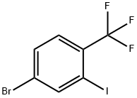 4-BroMo-2-iodo-1-(trifluoroMethyl)benzene Structure