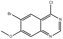 6-broMo-4-chloro-7-Methoxyquinazoline Structure